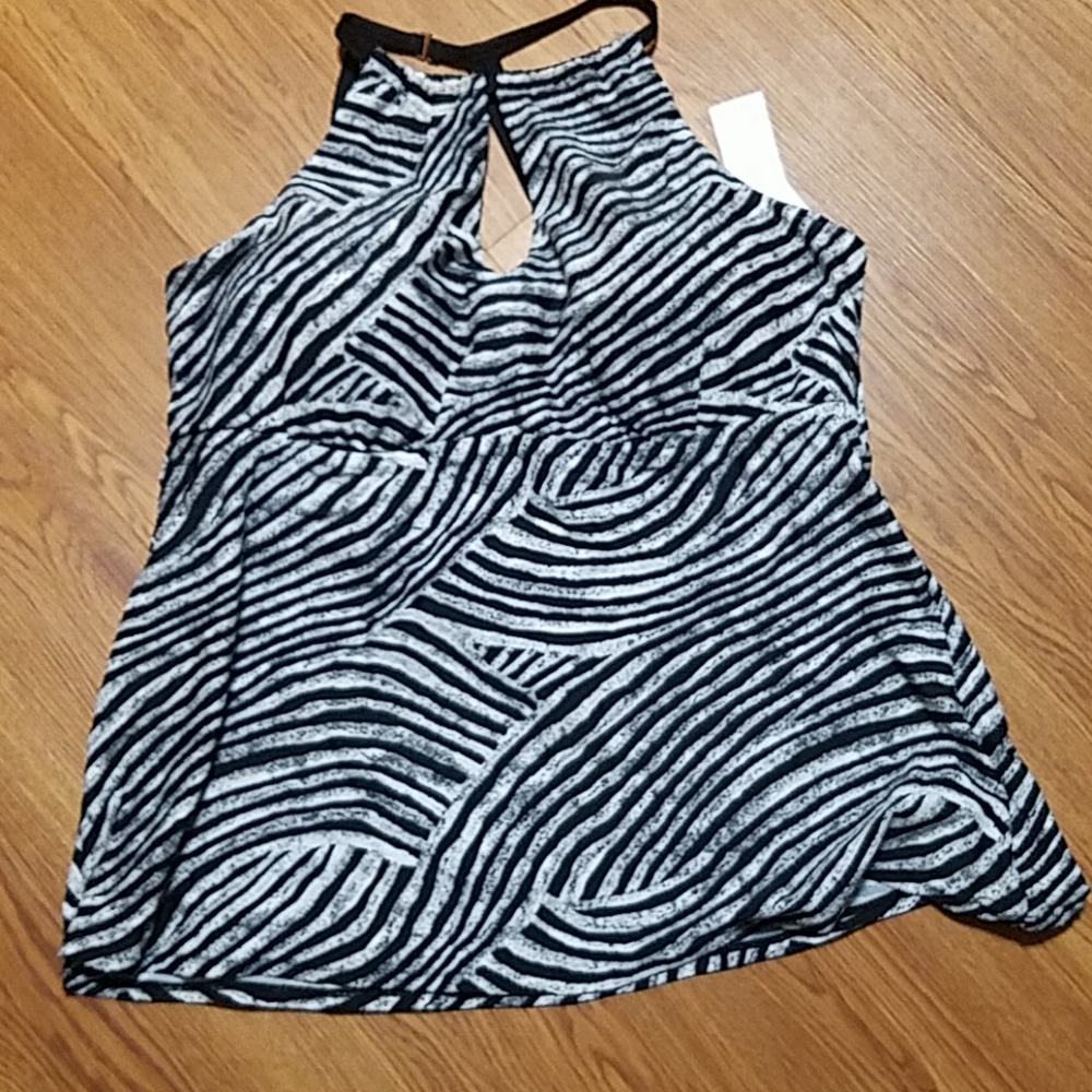 Raisins Curve Plus Mombasa Printed Tankini Top - Picture 3 of 4